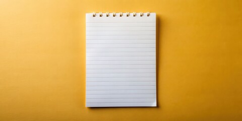 Poster - Blank note paper on a simple background , stationery, empty, blank, paper, white, template, writing