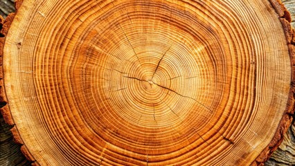 Poster - Close-up shot of a wood larch texture from a cut tree trunk, wood, larch, texture, close-up, tree trunk, pattern, natural