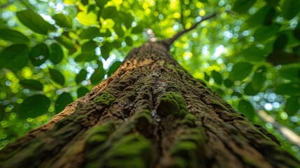 Poster - Mahogany Tree in Forest 