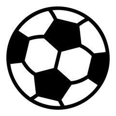 Poster - football glyph icon