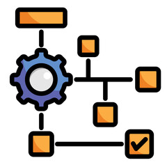 Sticker - Value Stream Mapping Icon