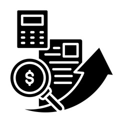 Wall Mural - Cost-Benefit Analysis Icon