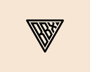BBX logo design vector template
