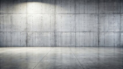 Wall Mural - Wide concrete texture background wall with floor panorama to compose, concrete, texture, background, wall, floor