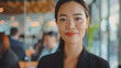 © Teeraphon - lose-up photo A beautiful, professional business woman