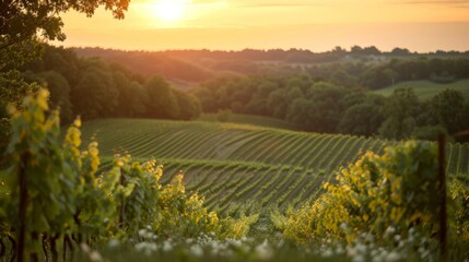 Poster - Vineyard on the Hill 