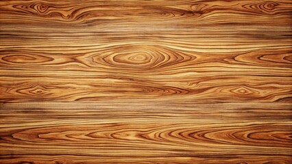Poster - Warm brown wood texture background featuring a natural pattern, showcasing a panoramic wooden surface with intricate grain details and fine lines.