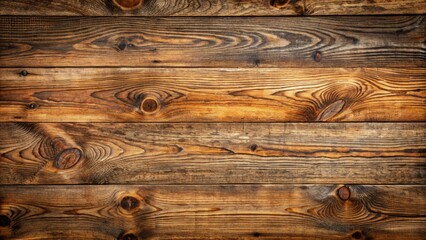 Sticker - High-resolution rustic wood background featuring distinctive grain patterns on a weathered oak wood plank with warm earthy tones and subtle cracks.