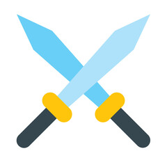 Wall Mural - Sword Flat Icon Design