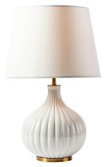 Sticker - PNG A modern table lamp lampshade white .