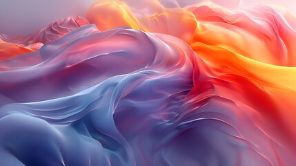 Wall Mural - Abstract color gradient fluidity background design