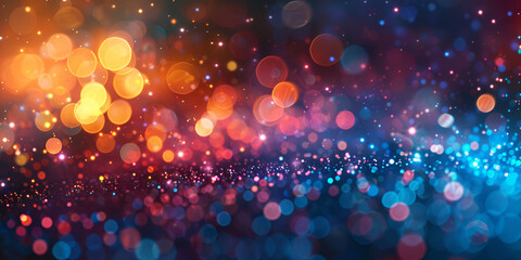  Vibrant Colorful Bokeh Background