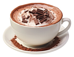 Sticker - PNG Hot chocolat chocolate dessert coffee.