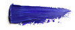 © alexandre - Abstract splash indigo acrylic colorfull brush stroke oil paint smear line on white background.