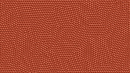 Basketball Ball Realistic Leather Texture with Bumps Pattern Background. Orange Rubber Pebbles Grain Dots Texture. Sports Theme Banner Backdrop. Vector Illustration.