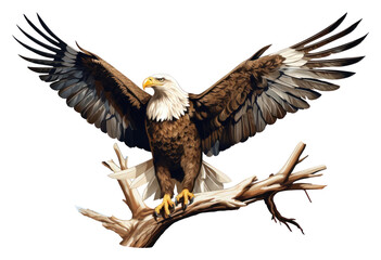 Sticker - PNG Eagle animal bird beak.