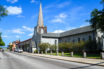 Wall Mural - City view of St Augustine, Florida, US