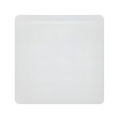 Sticker - White Medium Square