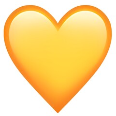 Sticker -  Yellow Heart