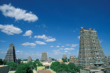 Canvas Print - INDIA TAMIL NADU MADURAI MEENAKSHI TEMPLE