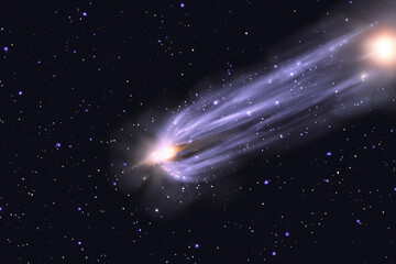 space quasar background