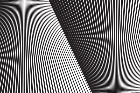  simple abstract black color halftone creative geometric line pattern a black and white photo of a large white building with many lines