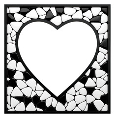 Sticker - PNG  Heart backgrounds white heart.