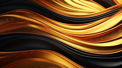 Wall Mural - close up of golden striped arc color textured background