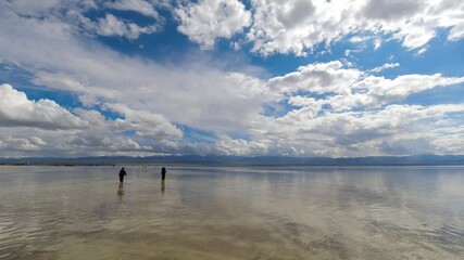 Wall Mural - The magnificent scenery of Chaka Salt Lake