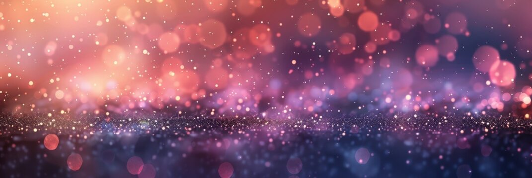Abstract Background with Bokeh Lights