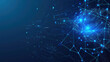 © Adam - AI Brain Hologram on Blue Background