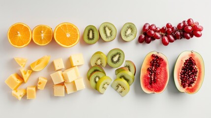 Wall Mural - Fruit and Cheese Pairings  