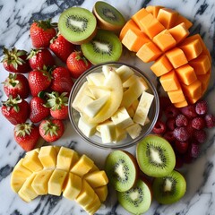 Sticker - Fruit Smoothie Ingredients 