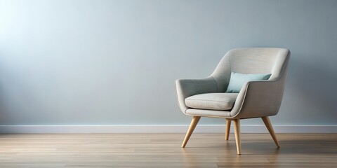 Poster - Comfortable modern chair in trendy design, comfortable, modern, chair, furniture, sleek, stylish, minimalistic, cozy