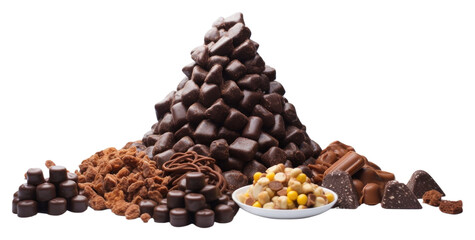 Sticker - PNG Chocolate treats confectionery dessert food.