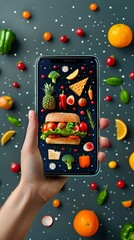 fast food order concept