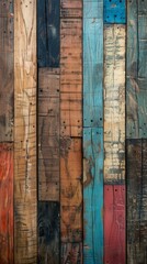 Wall Mural - Hardwood, Wooden, Planks image wallpaper - generative ai