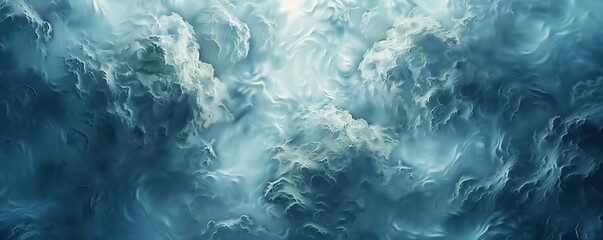 Dramatic and deep clouds background Generative Ai 
