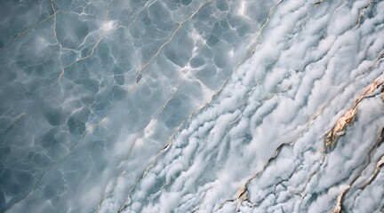 Poster -  Italian marble slab, limestone texture or blue color stone surface grunge texture