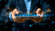 © Miumzlik - Person Holding Tablet With Data Visualization