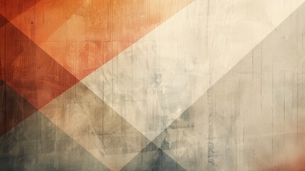 Wall Mural - Background with clean geometric lines and subtle muted color gradients