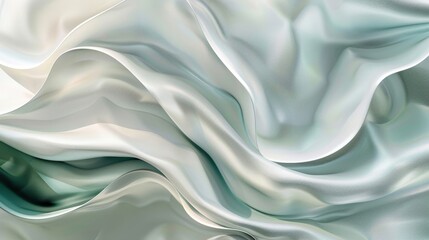 Canvas Print - Wallpaper with smooth surfaces and silvery gradient