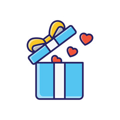 Poster - GIFT vector icon