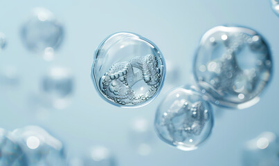 Wall Mural - bubbles in water