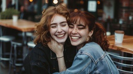 Poster - The smiling young friends