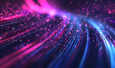 Canvas Print - fiber optic cables