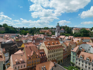 Poster - Panorama of the town of Meissen in Saxony, western Germany