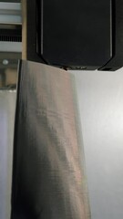 Poster - Advanced equipment. Media.New equipment at the factory for working with metal cutting.