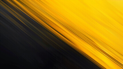 Wall Mural - Black and Yellow gradient background. PowerPoint and Business background