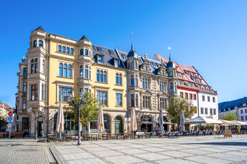 Canvas Print - Hauptmarkt, Zwickau, Sachsen, Deutschland 